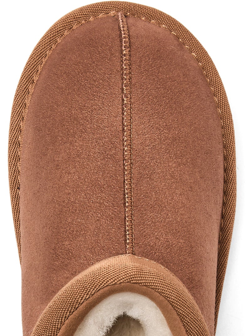 Bottines conguitos australianas low Marron - Kiabi
