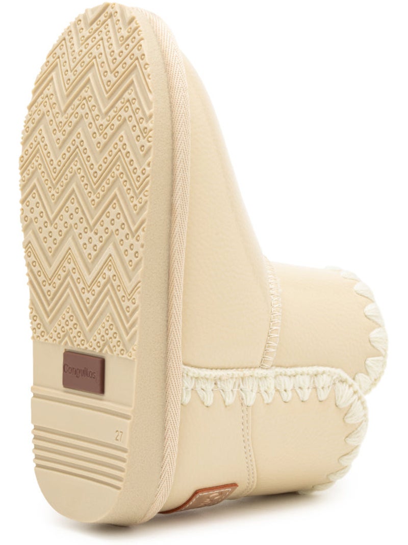 Bottines conguitos brillos pelo Beige - Kiabi