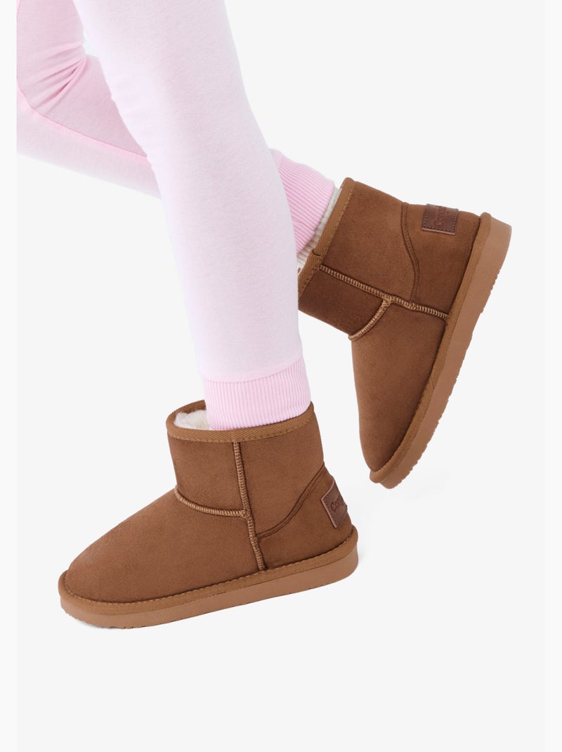 Bottines conguitos caña baja Marron clair - Kiabi