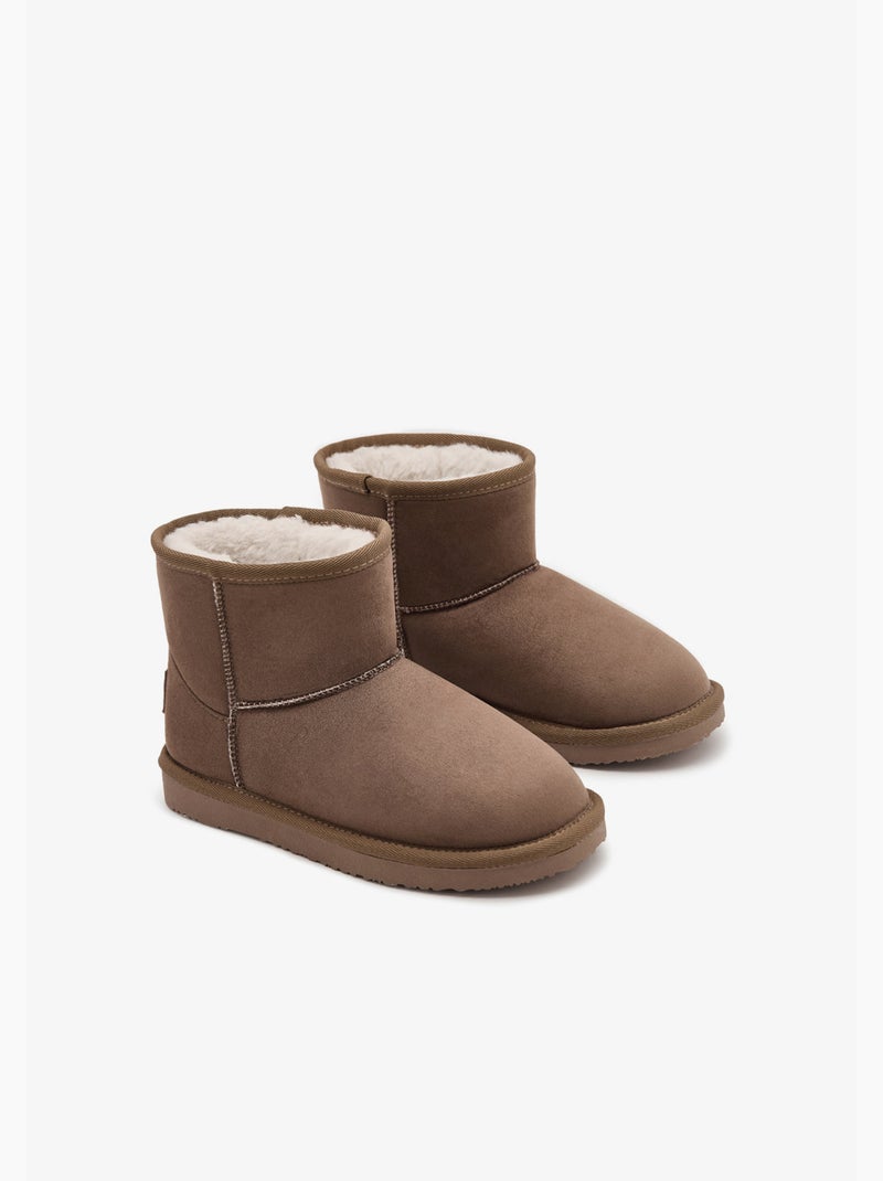 Bottines conguitos caña baja Marron - Kiabi