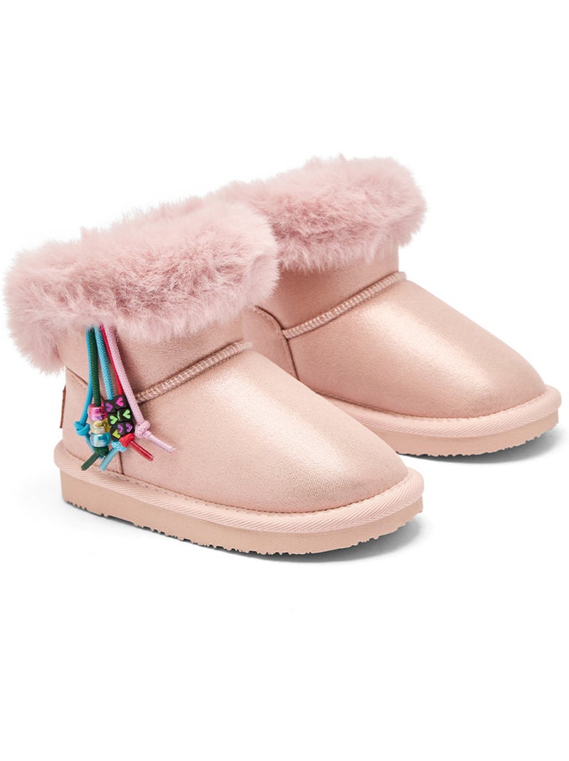 Bottines conguitos cuentas Rose - Kiabi