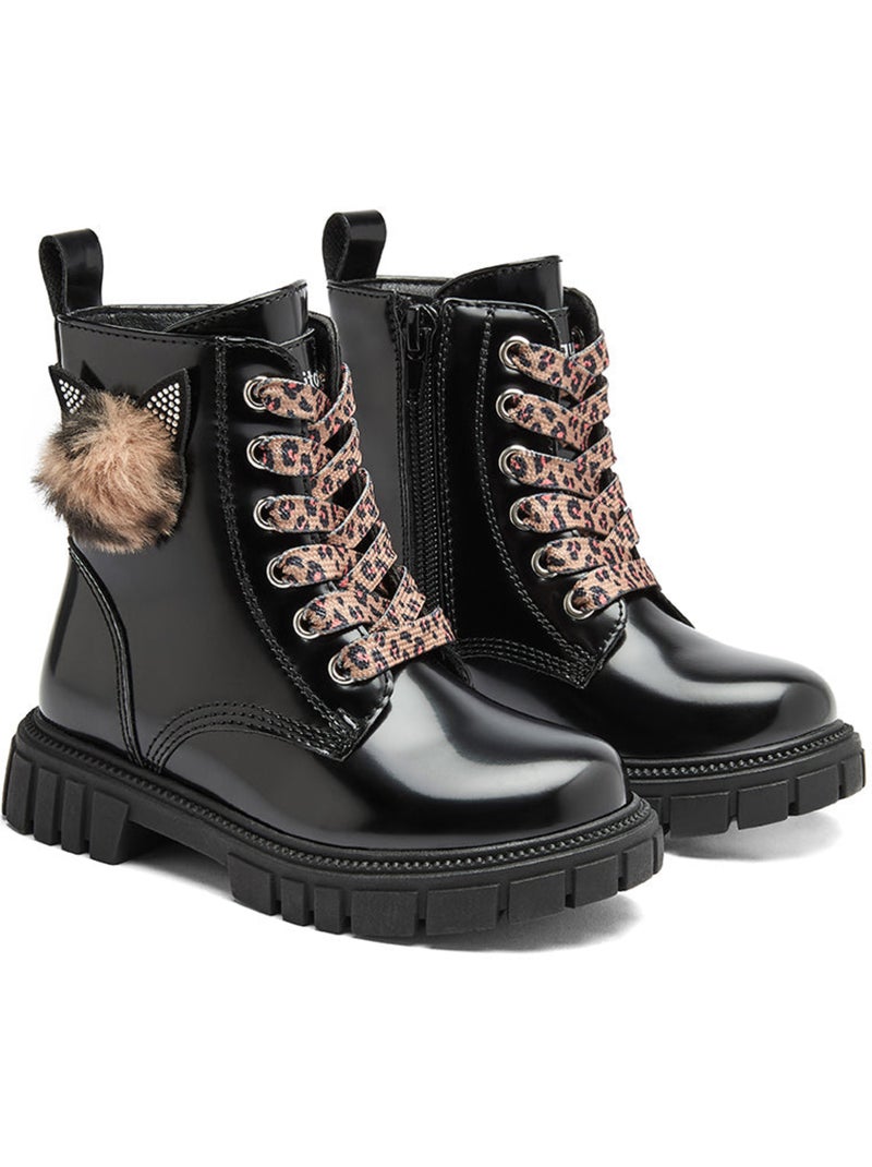 Bottines conguitos militares Noir - Kiabi