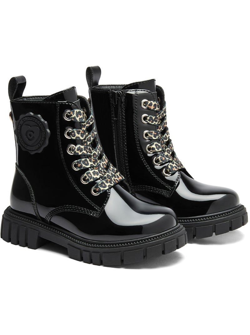 Bottines conguitos militares Noir - Kiabi