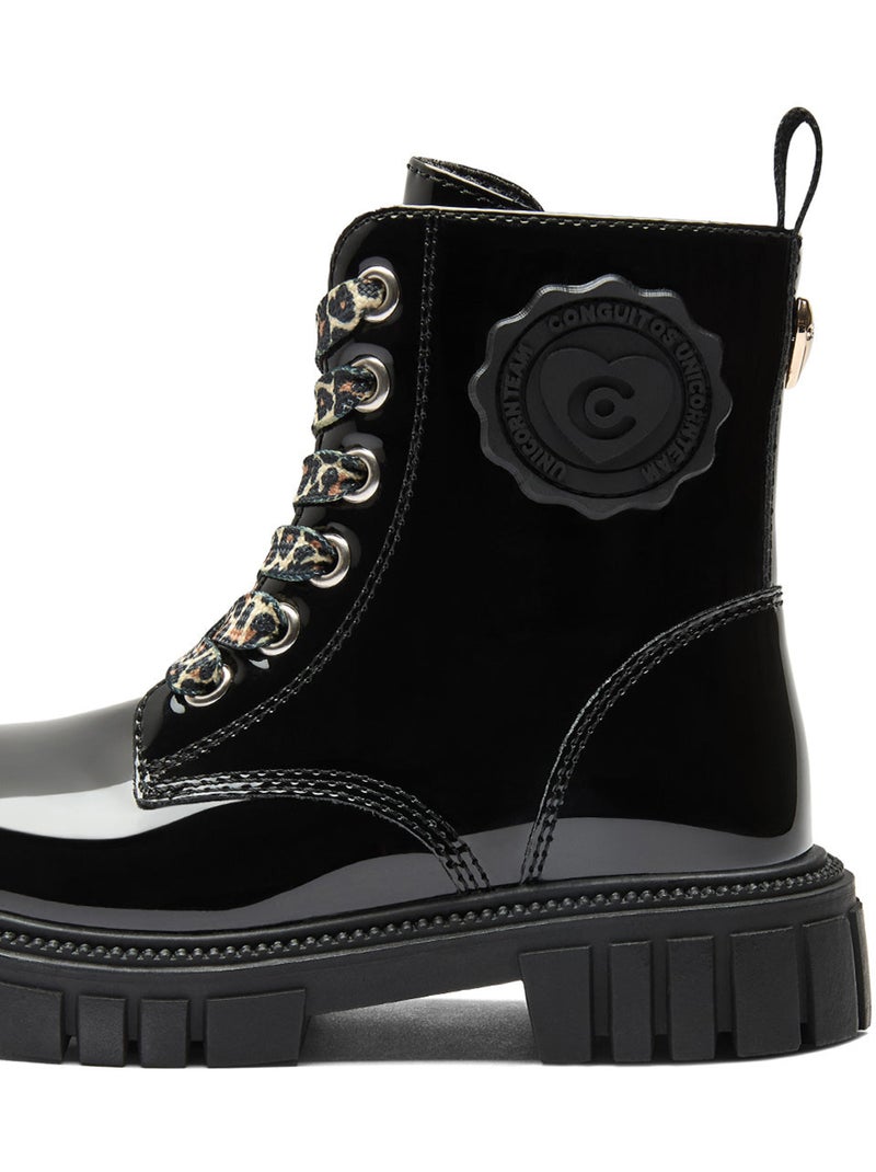 Bottines conguitos militares Noir - Kiabi