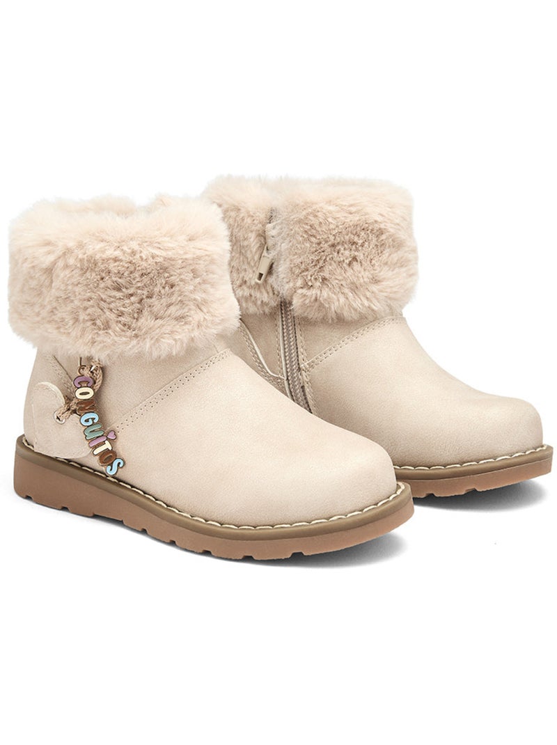 Bottines conguitos pelo Beige - Kiabi