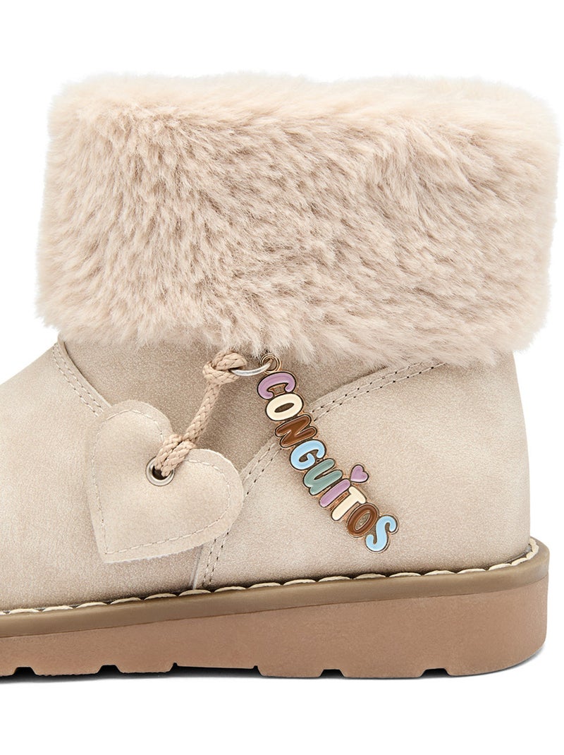 Bottines conguitos pelo Beige - Kiabi