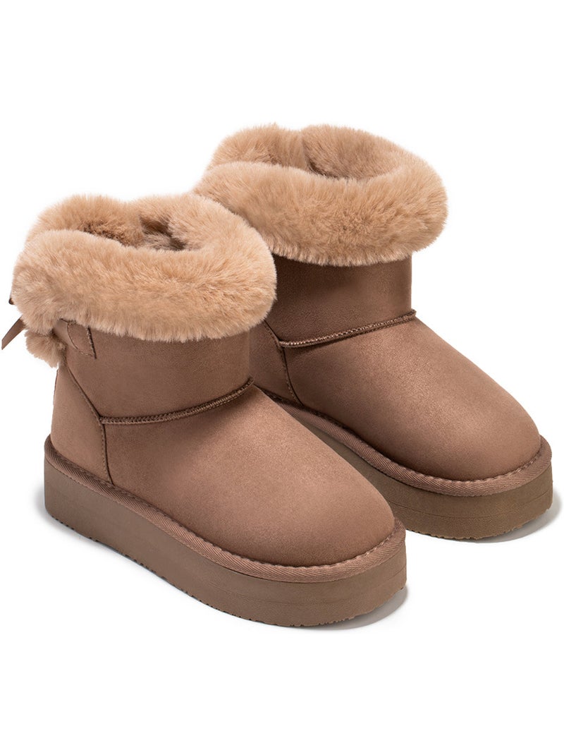 Bottines conguitos pelo Marron clair - Kiabi