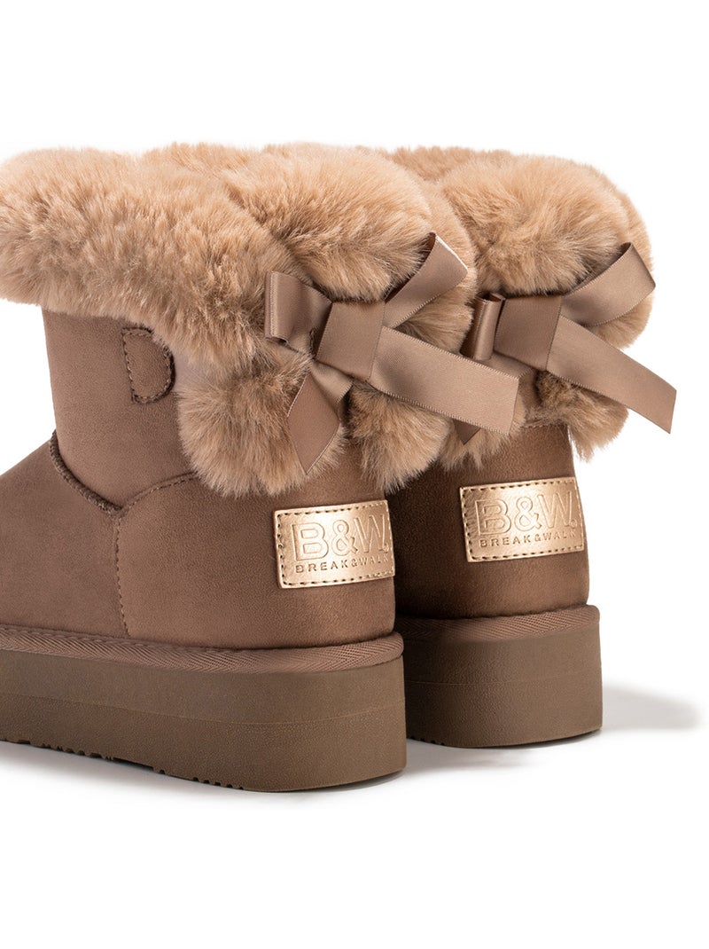 Bottines conguitos pelo Marron clair - Kiabi