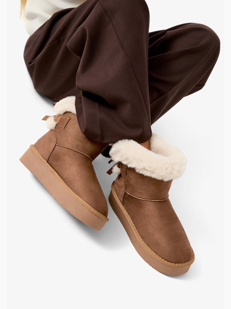 Bottines conguitos pelo Marron - Kiabi