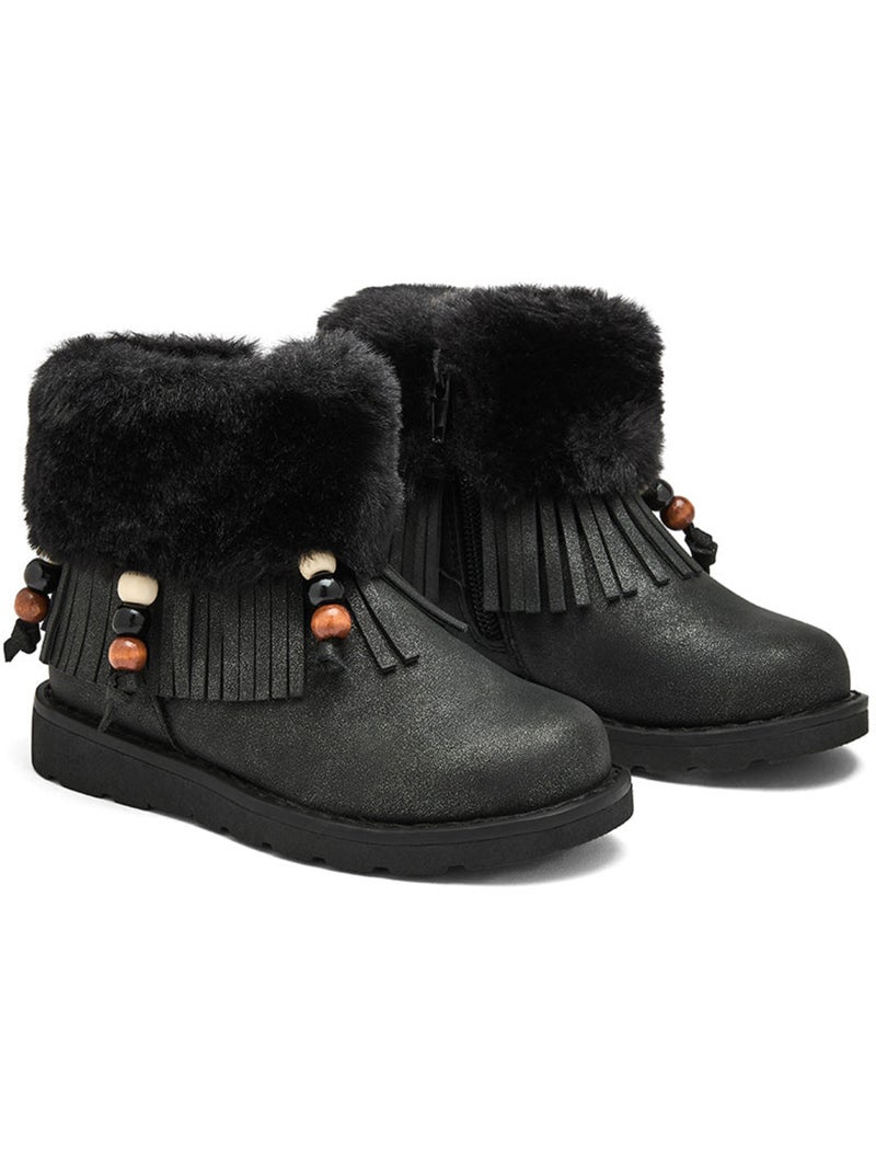 Bottines conguitos pelo Noir - Kiabi