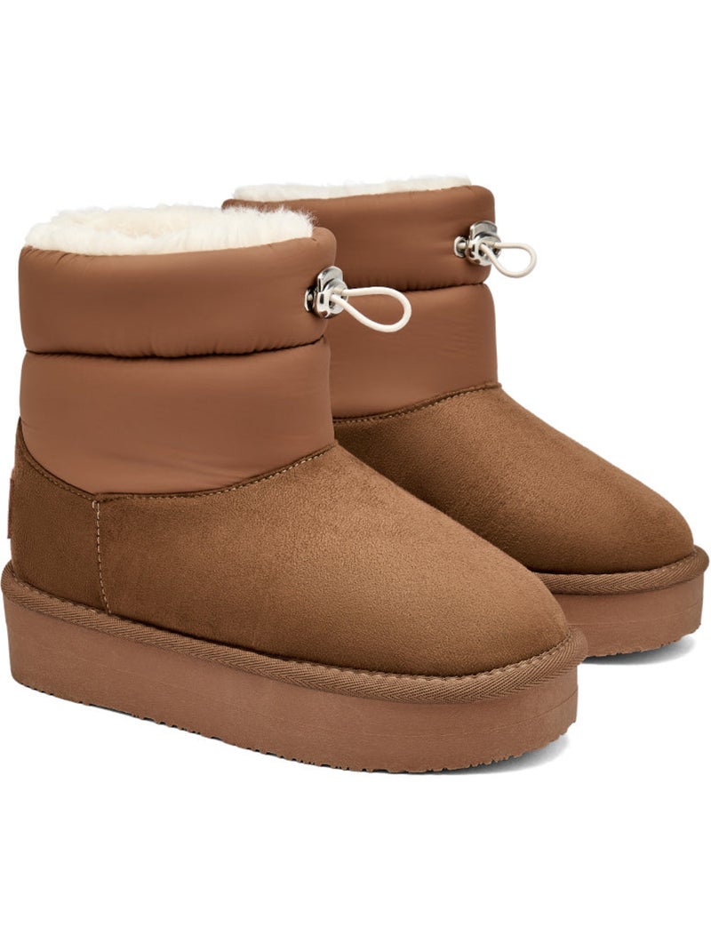 Bottines conguitos plataforma Marron - Kiabi