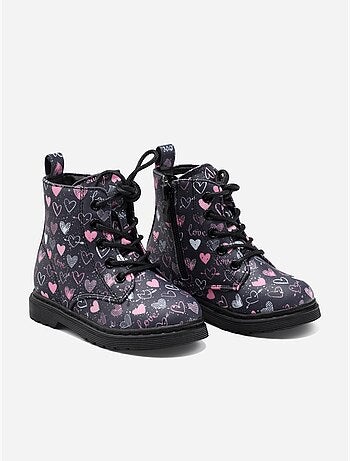 Bottines détail cœur