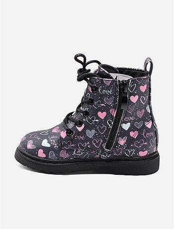 Bottines détail cœur