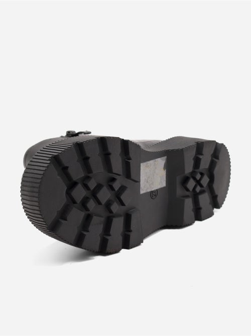 Bottines effet croco - Kiabi