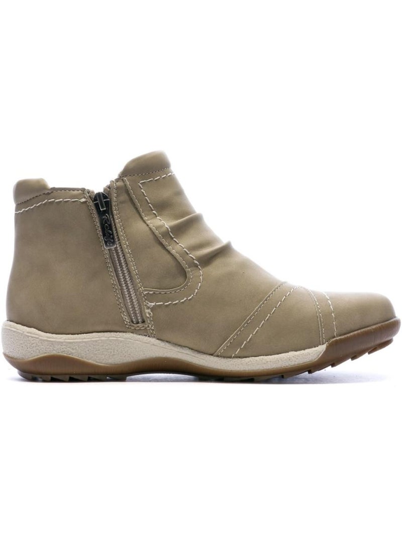 Bottines femme relife Beige - Kiabi
