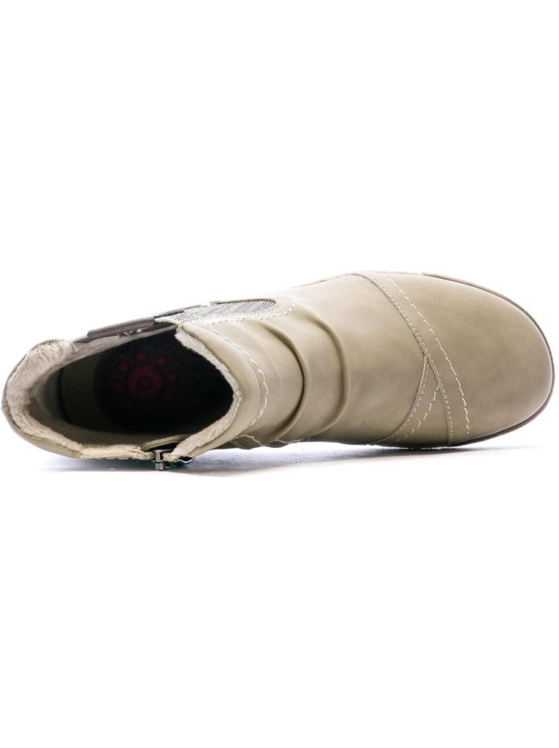 Bottines femme relife Beige - Kiabi