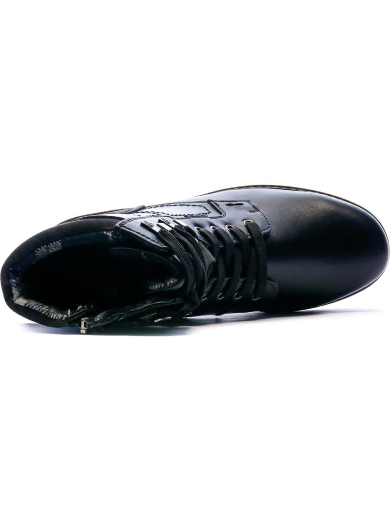 Bottines homme relife Noir - Kiabi
