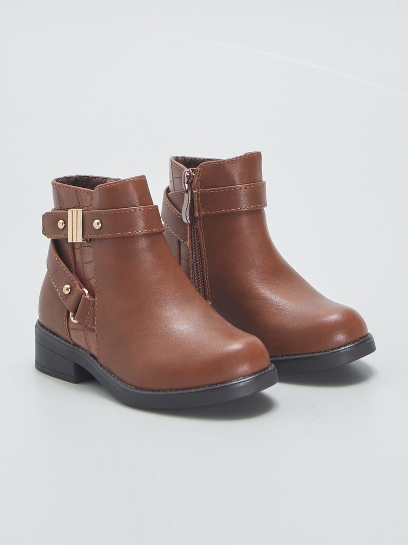 Bottines Marron - Kiabi