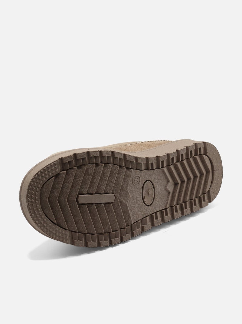 Bottines montantes Kaki - Kiabi