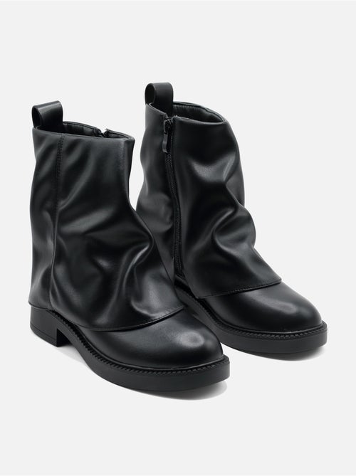 Bottines similicuir - Kiabi Bottines similicuir - Kiabi
