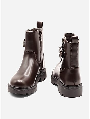 Bottines vernis