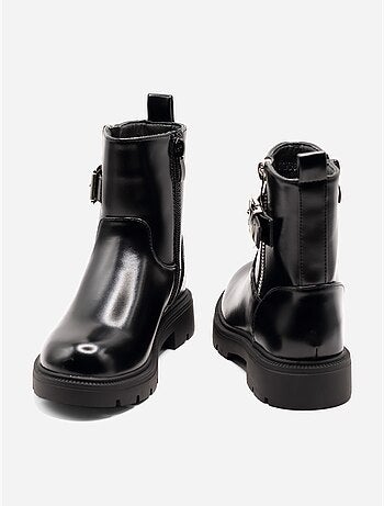 Bottines vernis