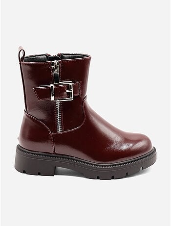 Bottines vernis