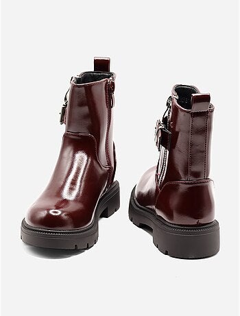 Bottines vernis