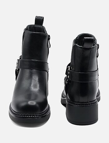 Bottines zippées