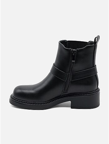 Bottines zippées