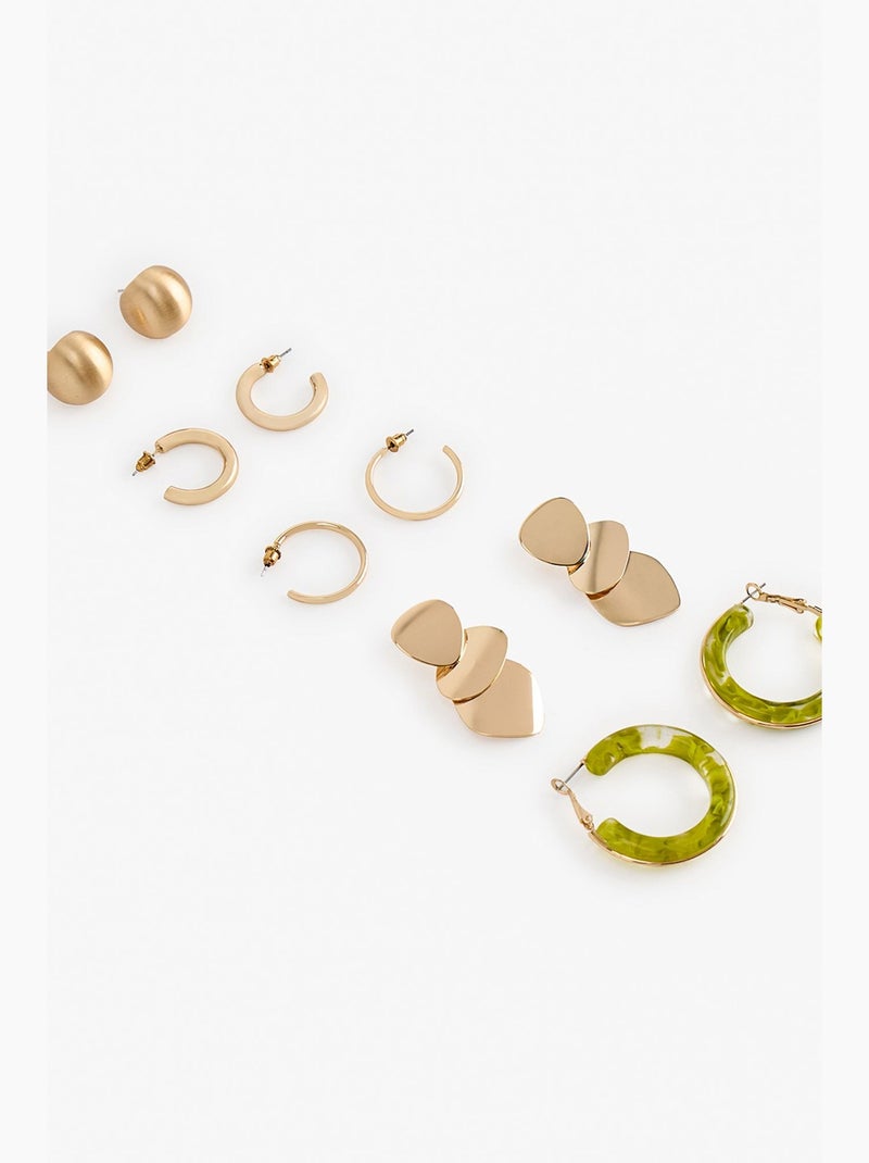 Boucles d’oreilles loni penti Ambre - Kiabi