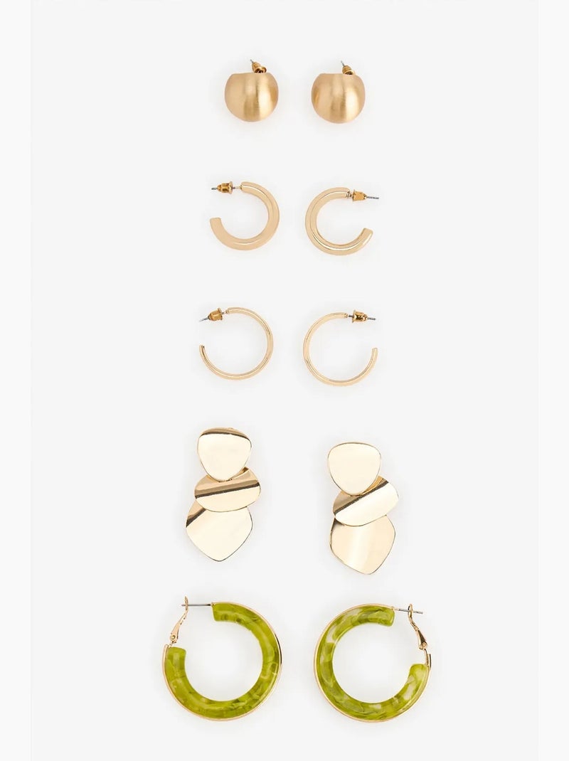 Boucles d’oreilles loni penti Ambre - Kiabi