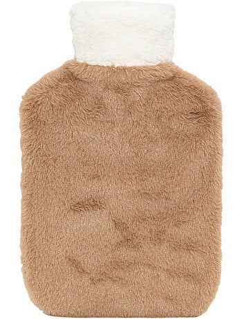 Bouillotte à eau avec housse pilou
