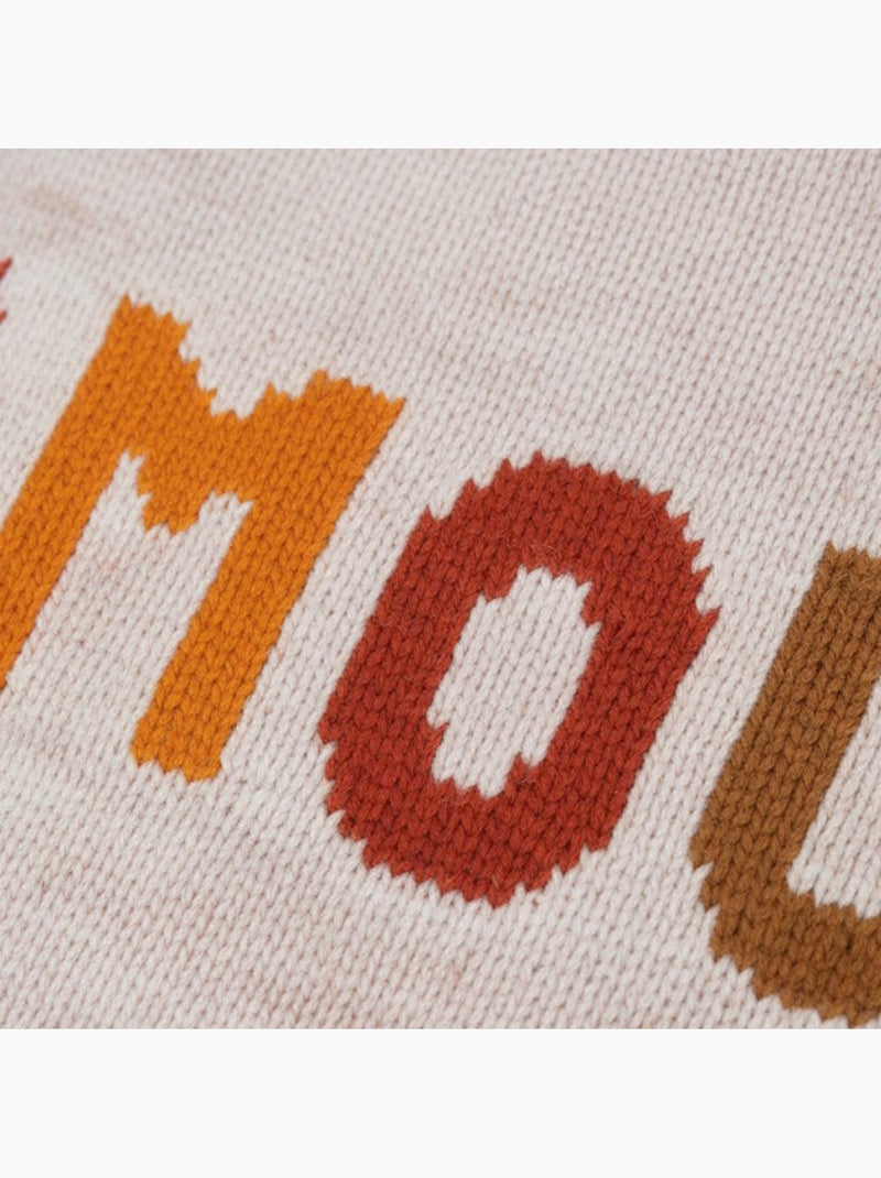 Bouillotte à eau avec housse tricot Amour Beige - Kiabi