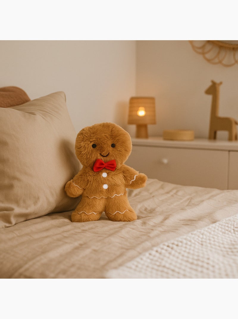 Bouillotte doudou 2 en 1 en forme de bonhomme pain d’épices Marron - Kiabi