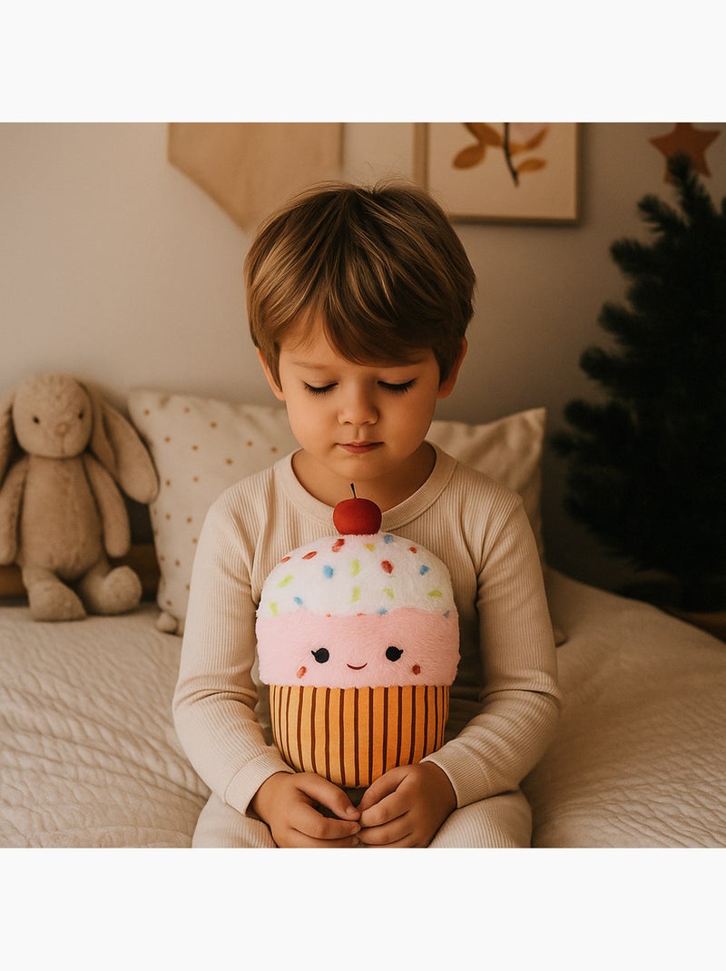 Bouillotte doudou 2 en 1 en forme de cupcake Multicolore - Kiabi