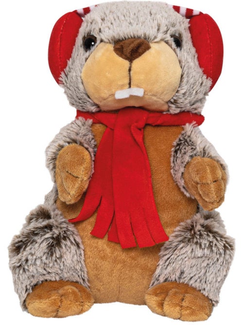Bouillotte doudou 2 en 1 en forme de marmotte - Kiabi Bouillotte doudou 2 en 1 en forme de marmotte - Kiabi