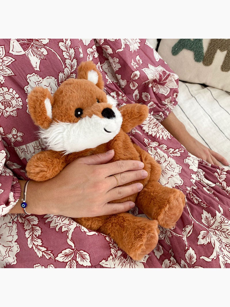 Bouillotte doudou 2 en 1 en forme de renard Marron - Kiabi
