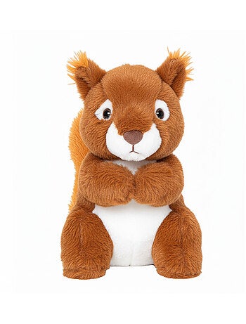 Bouillotte doudou 2 en 1 en forme d’écureuil