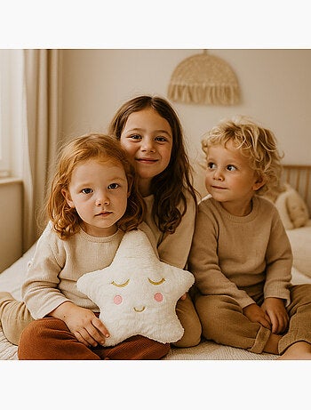 Bouillotte doudou 2 en 1 en forme d’étoile