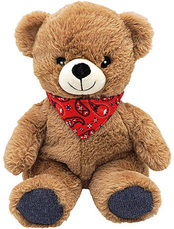Bouillotte doudou 2 en 1 en forme d’ours