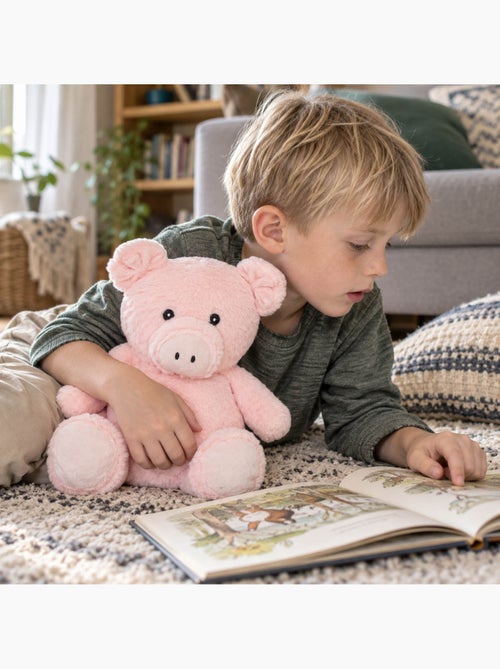 Bouillotte sèche cochon en peluche déhoussable chaud ou froid - Kiabi Bouillotte sèche cochon en peluche déhoussable chaud ou froid - Kiabi