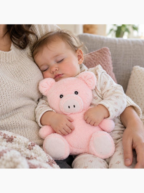Bouillotte sèche cochon en peluche déhoussable chaud ou froid - Kiabi Bouillotte sèche cochon en peluche déhoussable chaud ou froid - Kiabi