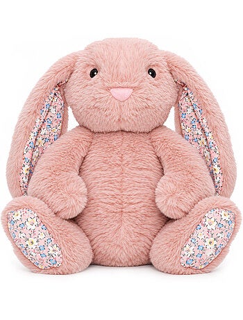 Bouillotte sèche lapin en peluche déhoussable chaud ou froid