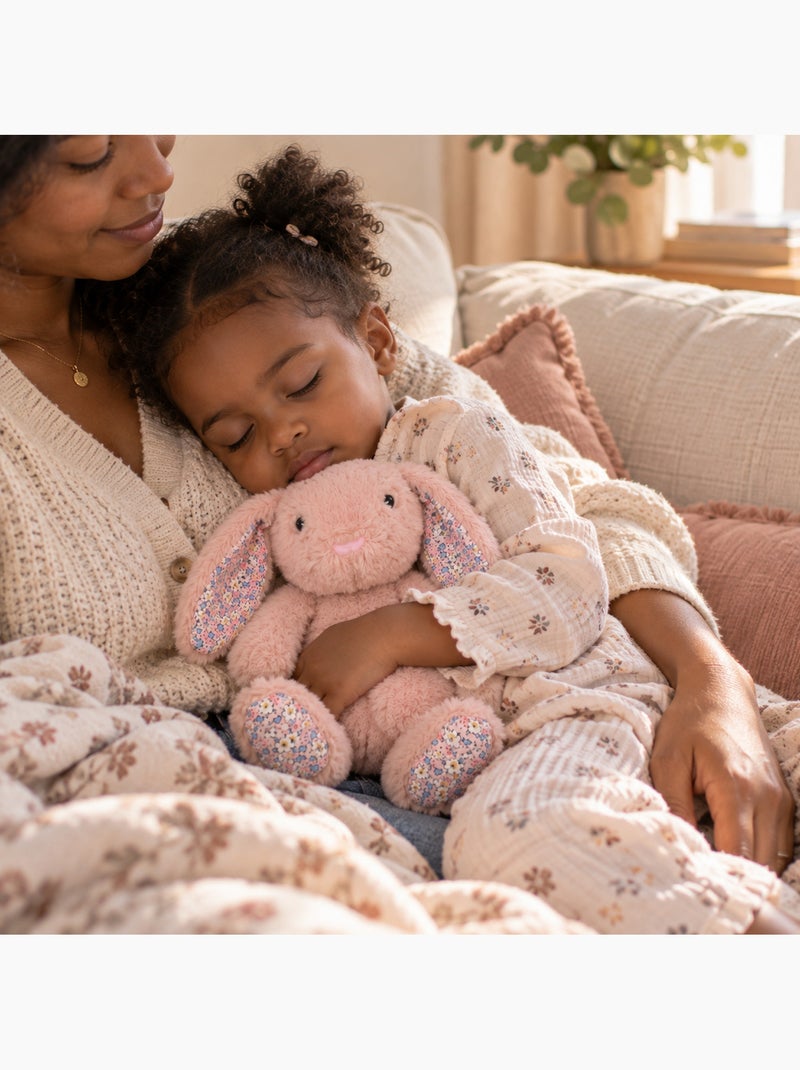 Bouillotte sèche lapin en peluche déhoussable chaud ou froid Rose - Kiabi