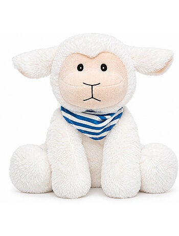 Bouillotte sèche mouton en peluche déhoussable chaud ou froid