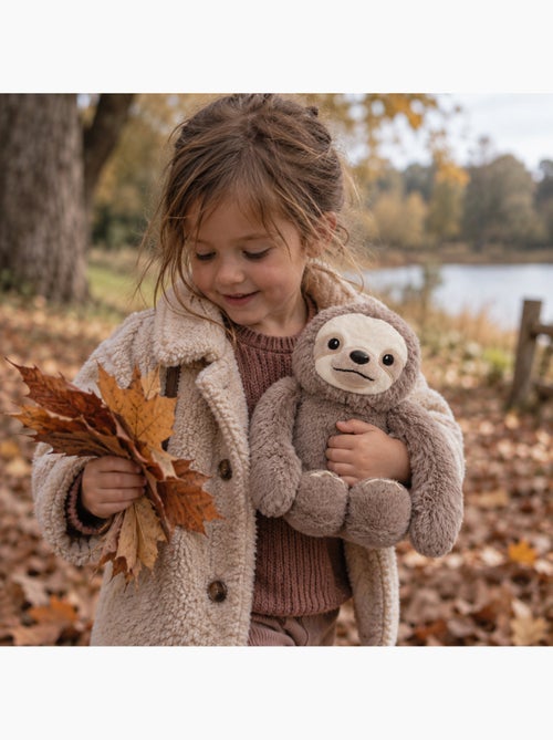Bouillotte sèche paresseux en peluche déhoussable chaud ou froid - Kiabi Bouillotte sèche paresseux en peluche déhoussable chaud ou froid - Kiabi