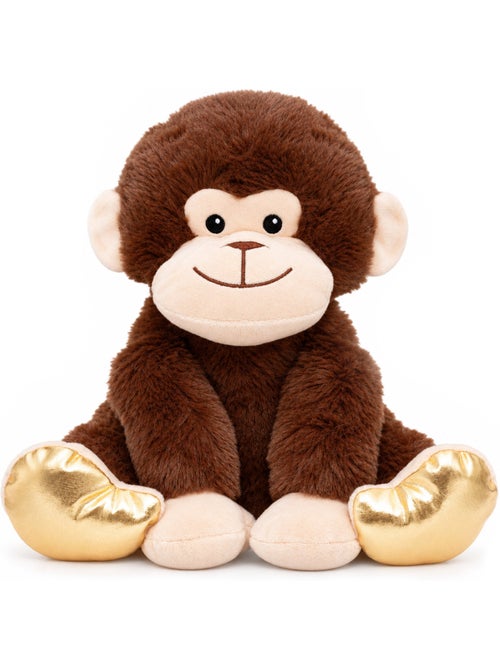 Bouillotte sèche singe en peluche déhoussable chaud ou froid - Kiabi Bouillotte sèche singe en peluche déhoussable chaud ou froid - Kiabi