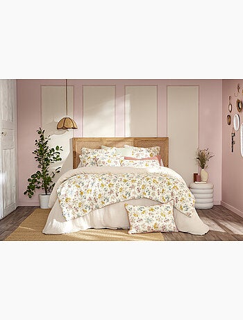 Bout de lit double gaze de coton matelassé ava