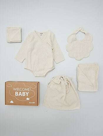 Box de naissance 'Welcome Baby' - 5 pièces